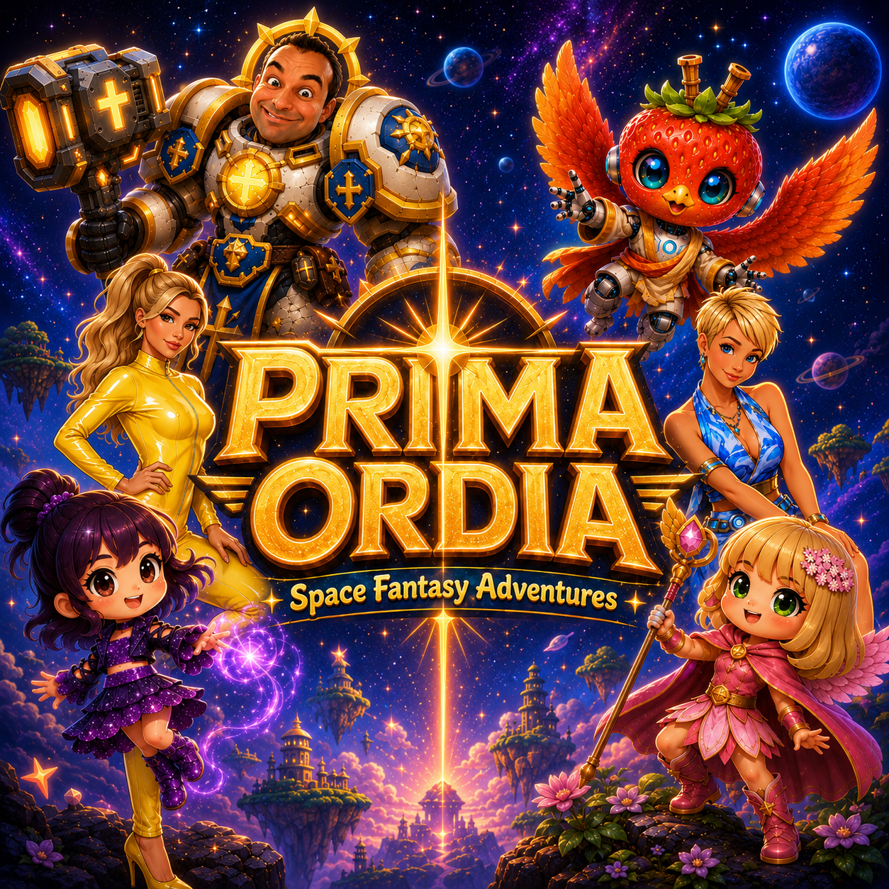 Prima Ordia Space Fantasy Adventures visual
