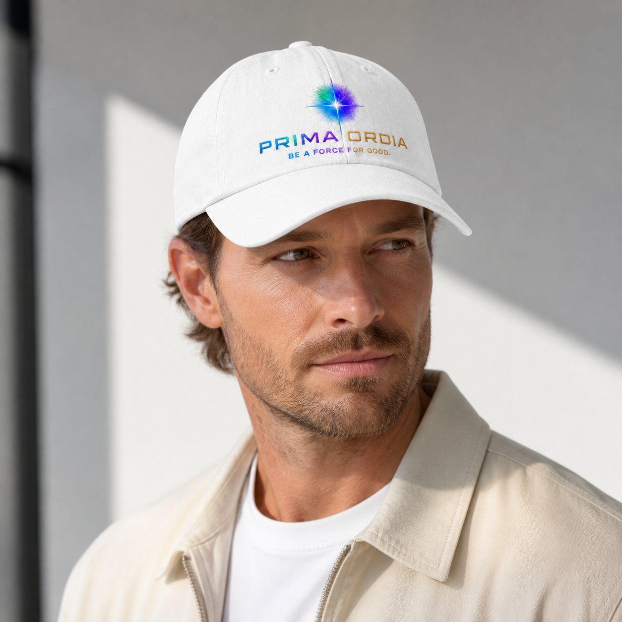 Baseball Cap: clean studio lifestyle image.