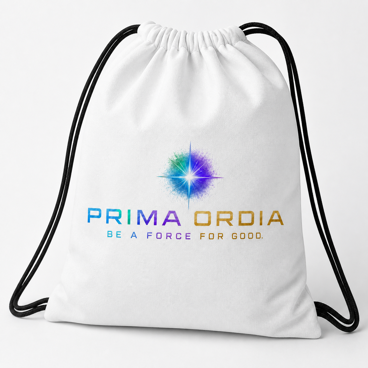 Drawstring Bag: close contextual detail image.