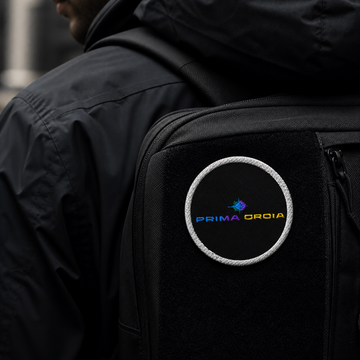 Embroidered Patch: natural real-world use image.